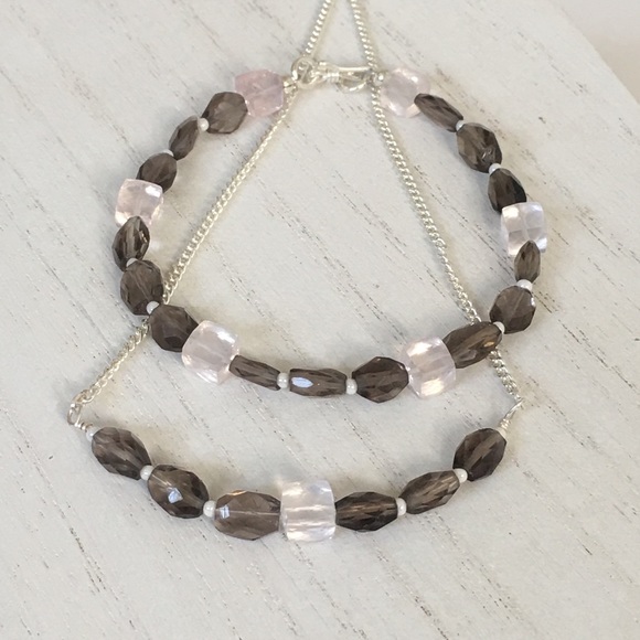 Quartz Gemstone Sterling silver bracelet - Picture 8 of 8